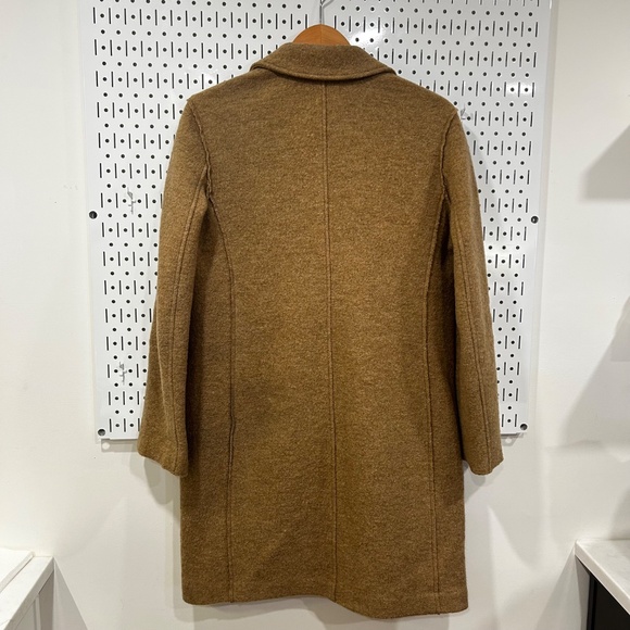 J.Crew Daphne Topcoat - Italian Boiled Wool - Heathered Acorn - Size 6 - Picture 7 of 15